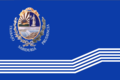 Die Flagge des Departamento Salto, Uruguay